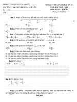 ĐỀ TOÁN LOP 4
