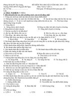 dề thi vật lí học kì 2