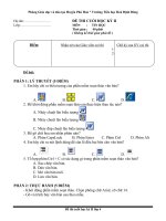 ĐỀ THI HKII MÔN TIN HỌC LỚP 4