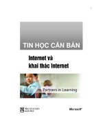 Internet và khai thác internet