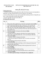 Đáp án Ngữ văn 10 HK2 2010   2011