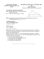 De thi toan 8 nam 2011