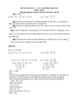 Đề thi HSG lớp 5   môn Toán lần 4