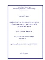 nghiên cứu rủi ro của chi nhánh ngân hàng nông nghiệp và phát triển nông thôn thành phố hải dương