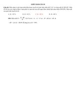 GỢI Ý GIẢI CÂU 10 DE LUYEN THI DAI HOC LAN 2