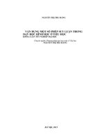 Khoá luận tốt nghiệp vận dụng một số phép suy luận trong dạy học hình học ở tiểu học 