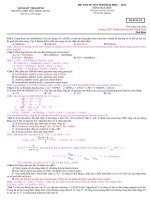 Đề thi Đại học 2011 có HDG chi tiết