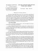 Công văn hướng dẫn bồi dưỡng hè 2010 2011