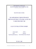 đặc điểm bệnh lý bệnh viêm ruột trên đàn bê thuộc vùng phụ cận hà nội và biện pháp điều trị