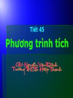 Bài 4. Phương Trình Tích chuan KT