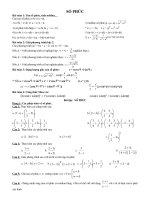 DU CAC DANG TOAN VE SO PHUC (HOT)