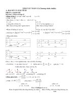 TOM TAT KIEN THUC VA PHUONG PHAP GIAI TOAN 12