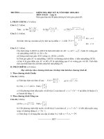 Đề và đáp án thi HKII lớp 11