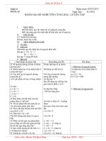 giao an so hoc lop 6 ki II tuan