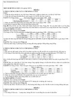 10 đề thi thử môn địa lý!