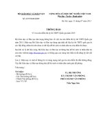 Thông báo về việc tra cứu điểm thi kỳ thi THPT Quốc gia năm 2015 số 625/TB-BGDĐT