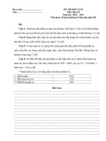 Đề thi hk 2 Địa 8 có đáp án và HD chấm