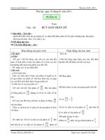 GIÁO ÁN TOÁN 4 TUẦN 21