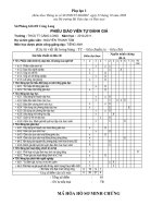 TỰ ĐÁNH GIÁ + MÃ HÓA HSMC