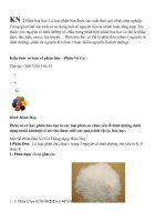 thuyết trình phân bón hóa học