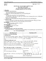 Giáo án HH lớp 11 NC Chương III