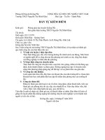 Bản tự kiểm điểm