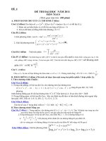 DE THI DAI HOC 2010 2011 theo cau truc  de cua Bo GD va DT