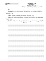 Đề thi hk 2 sử 7 CKT có đáp án HD chấm