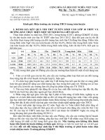 hướng dẫn ôn thi C3 2 môn Văn Toán của Phòng