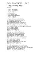 TAM THẬP NGŨ .... BẤT