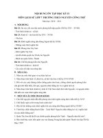 Đề cương ôn tập học kỳ II   2010   2011   trường THCS Nguyễn Công Trứ