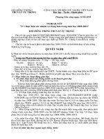 nghi quyet hoi dong truong