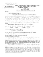 Đề kiểm tra năng lực GVDG môn Toán