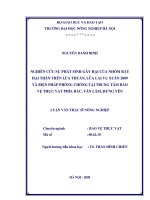 nghiên cứu sự phát sinh gây hại của nhóm rầy hại thân trên lúa thuần, lúa lai vụ xuân 2009 và biện pháp phòng chống tại trung tâm bảo vệ thực vật phía bắc, văn lâm, hưng yên