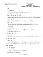 Đề thi hk 2 toán 7 CKT có đáp án HD chấm