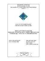 phân lập vi khuẩn nội sinh trong rễ cây bắp (zea mays l.) trồng trên đất xám ở tỉnh bà rịa  vũng tàu và tỉnh bình dương