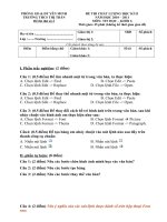 Đề thi thử HK2 tin học 6 số 2