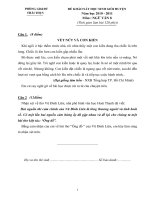 Đề thi HSG ngữ văn 8 năm 2010 2011