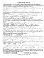 MOT SO CAU HOI BAI TAP DI TRUYEN VA BIEN DI