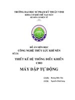 thiết kế hệ thống điều khiển cho máy dập tự động