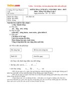 Đề thi học kì 1 môn Tiếng Việt lớp 1 trường tiểu học Vn Phước 2 năm 2014 - 2015