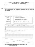 Đề thi HSG lớp 4 năm học 2011