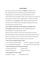 TRẮc nghiệm tieng anh  12 và thi đai hoc