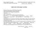 Đơn xin nâng bậc lương