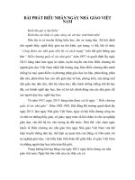 Phát biểu của phụ huynh 20/11