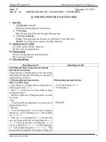 Giáo án ĐS lớp 11 NC Chương III