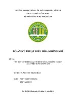 TÌM HIỂU và THIẾT kế lại mô HÌNH máy LẠNH CÔNG NGHIỆP ( GIẢI NHIỆT BẰNG KHÔNG KHÍ)