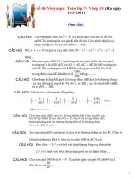 Đề Toán violympic vòng 15 khối 7