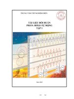 tài liệu về rơ le tự động trong hệ thống điện