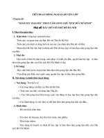 giáo án HĐNGLL Bác Hồ với Thủ đô Hà Nội